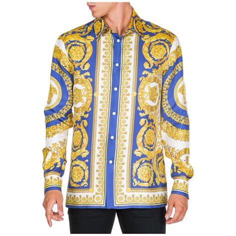 versace shirt cheap|Versace long sleeve shirts.